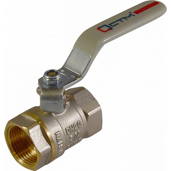 STM Кран шаровой латунь полнопроходной Ду25 Ру25 ВР рычаг